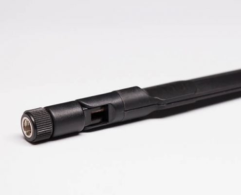 wifi路由器天線2.4/5.0G 3 dbi 黑色大s劍狀天線4+2圈配SMA母座